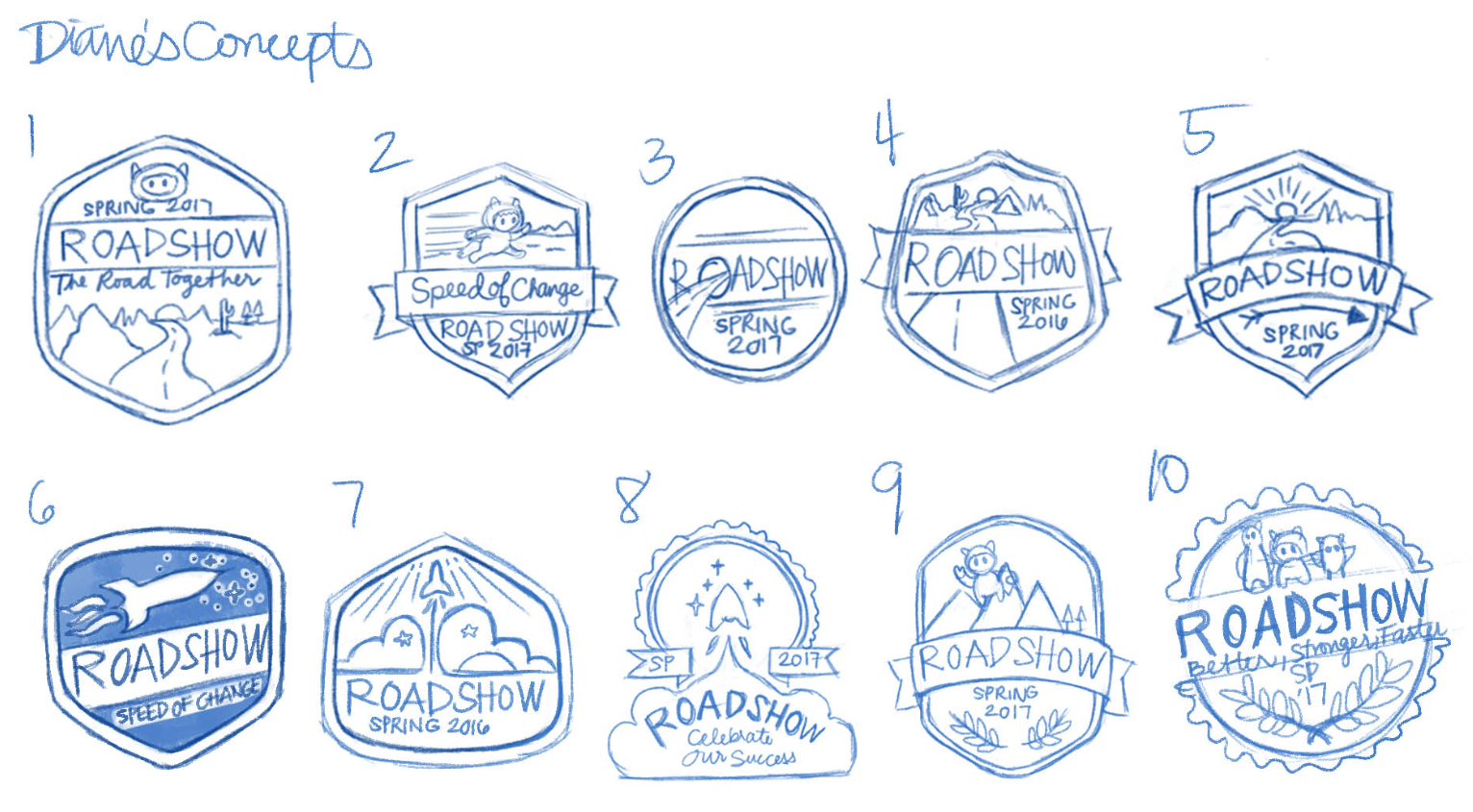Salesforce_Logo Design Sketches
